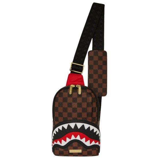 Sawtooth Sharks In Paris One Strap Cross Bag